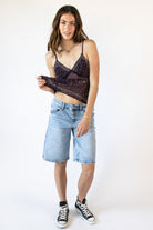 Beaded Chiffon Babydoll Top