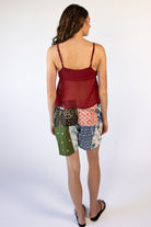 Beaded Chiffon Babydoll Top