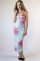 Beaded Halter Lily Dress
