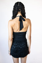 Beaded Mesh Halter Tank
