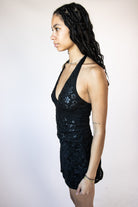 Beaded Mesh Halter Tank