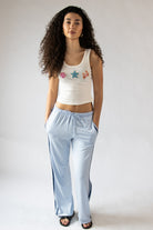 Sea Life Beaded Patch Tank Top