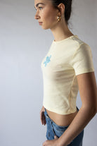 Seaside Beaded Patch Baby Tee