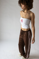 Beaded Patch Tube Top