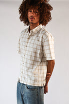 Checker Plaid Button Up Shirt