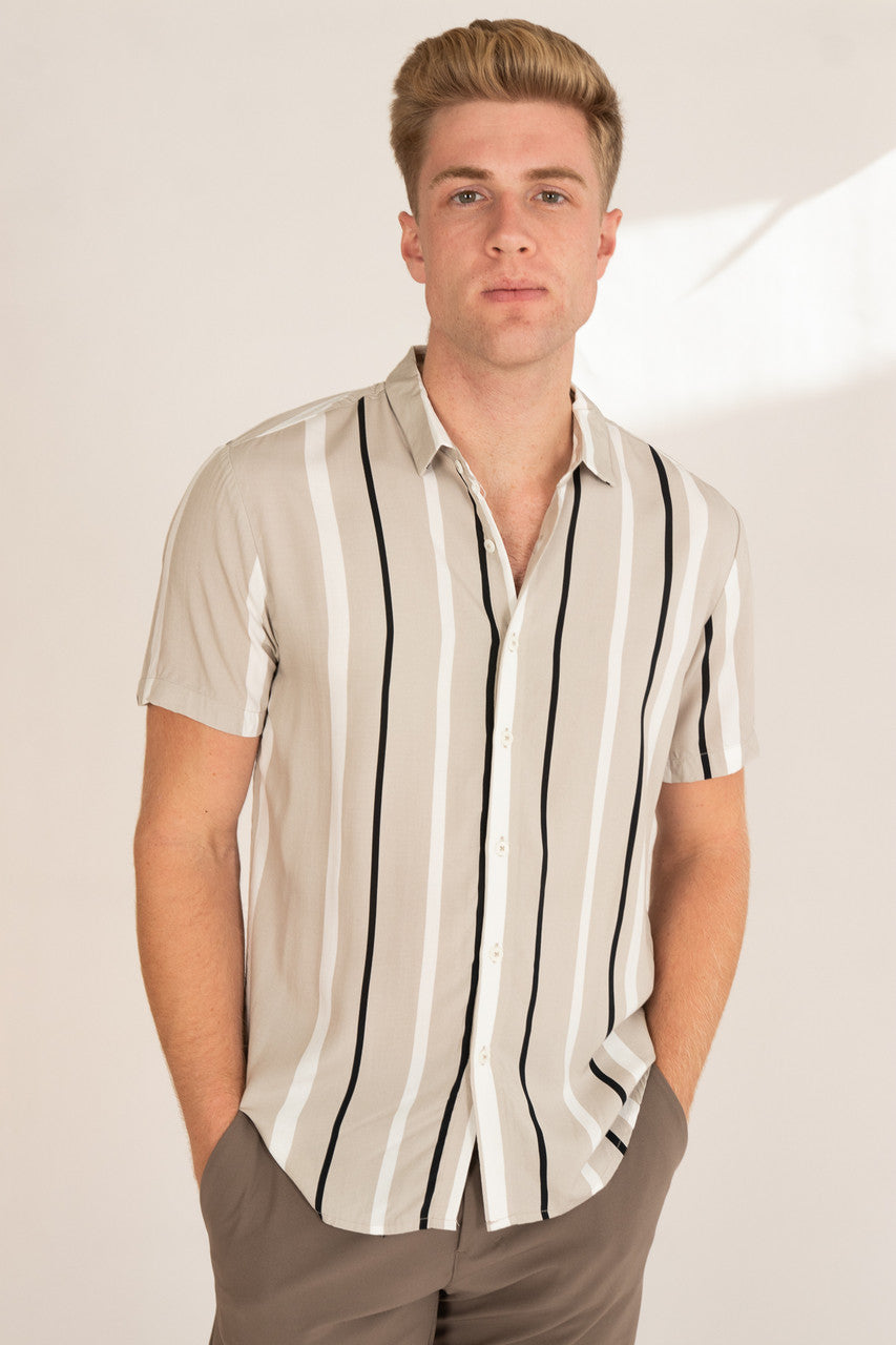 Natural Granite Button Up Shirt