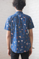 Birds of Prey Woven Button Up Shirt