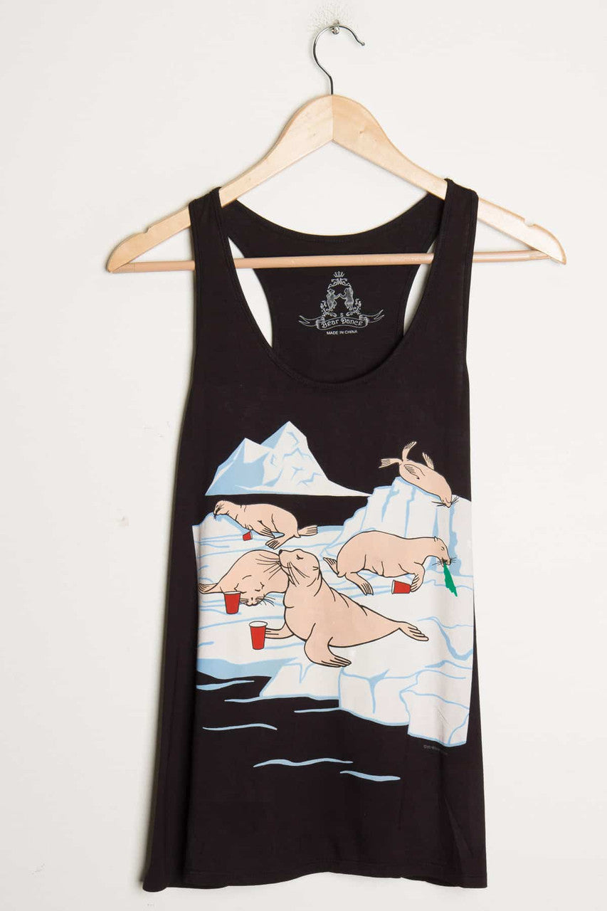 Sea Lion Christmas Party Tank
