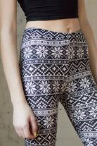 Snowflake Pattern Leggings