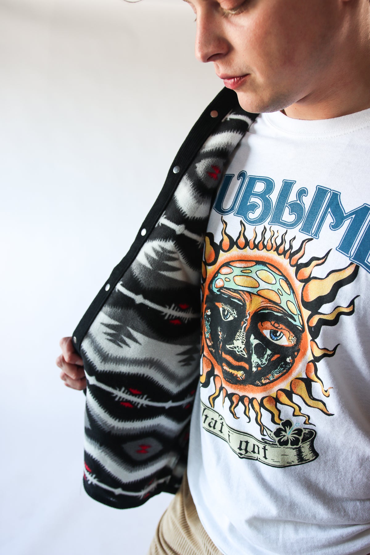 Blanket Lined Corduroy Shacket
