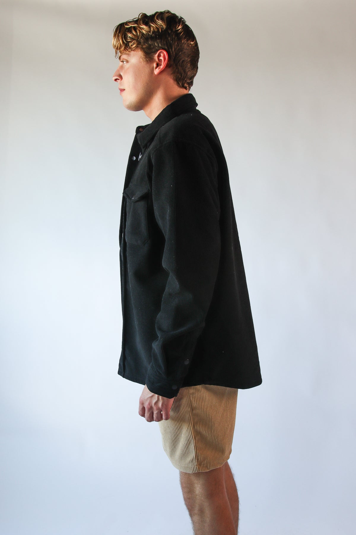Blanket Lined Corduroy Shacket