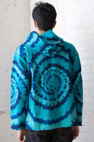 Blue Tie Dye Baja Hoodie