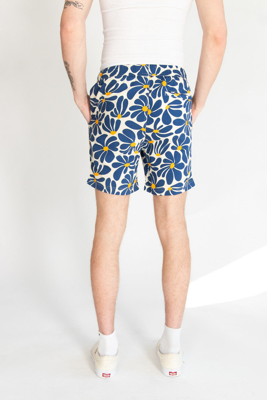 Cobalt Daisy Shorts