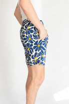 Cobalt Daisy Shorts