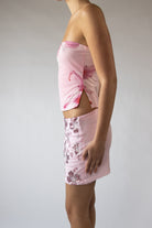 Baby Pink Lily Mesh Tube Top