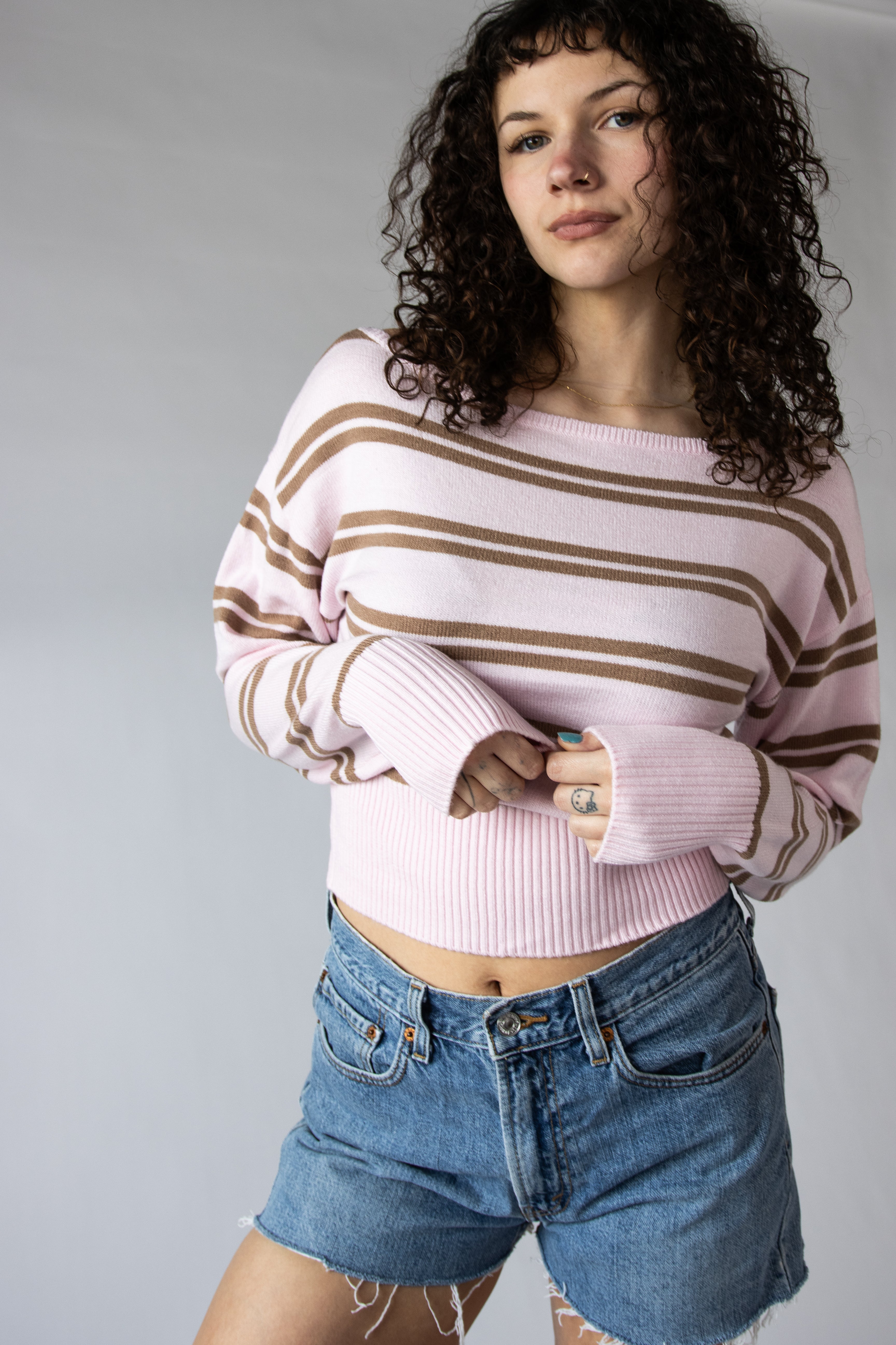 Lightweight Boat Neck Sweater