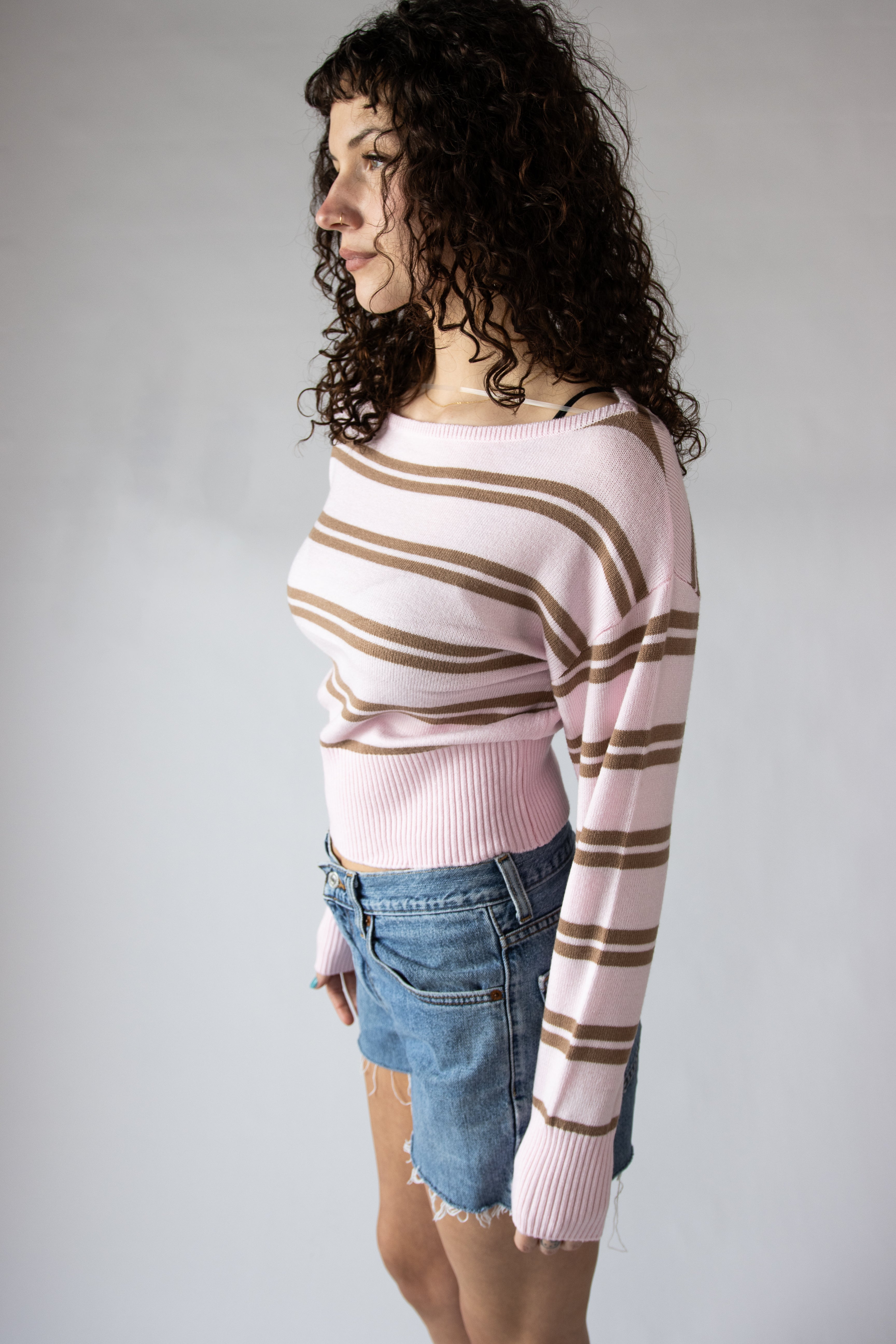 Lightweight Boat Neck Sweater