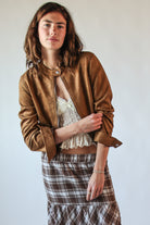 Suede Moto Jacket