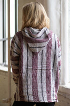 Burgundy Baja Hoodie