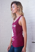 Burgundy Let's Get Lit Tank