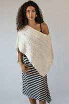 Cable Knit Poncho