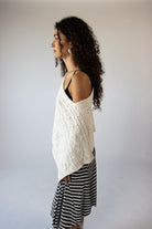 Cable Knit Poncho