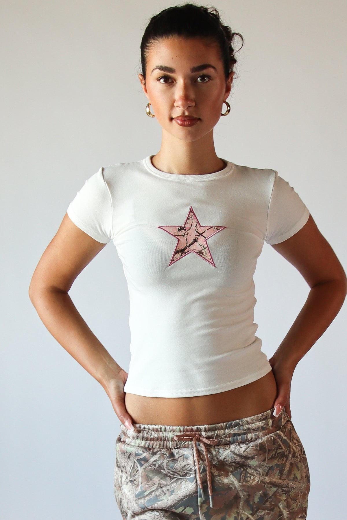 Camo Star Graphic Tee