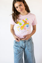 80s Style Care Bear Crop Top