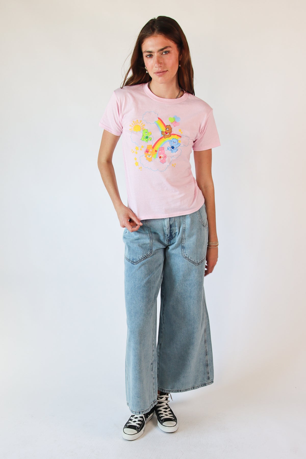 80s Style Care Bear Crop Top