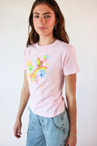 80s Style Care Bear Crop Top