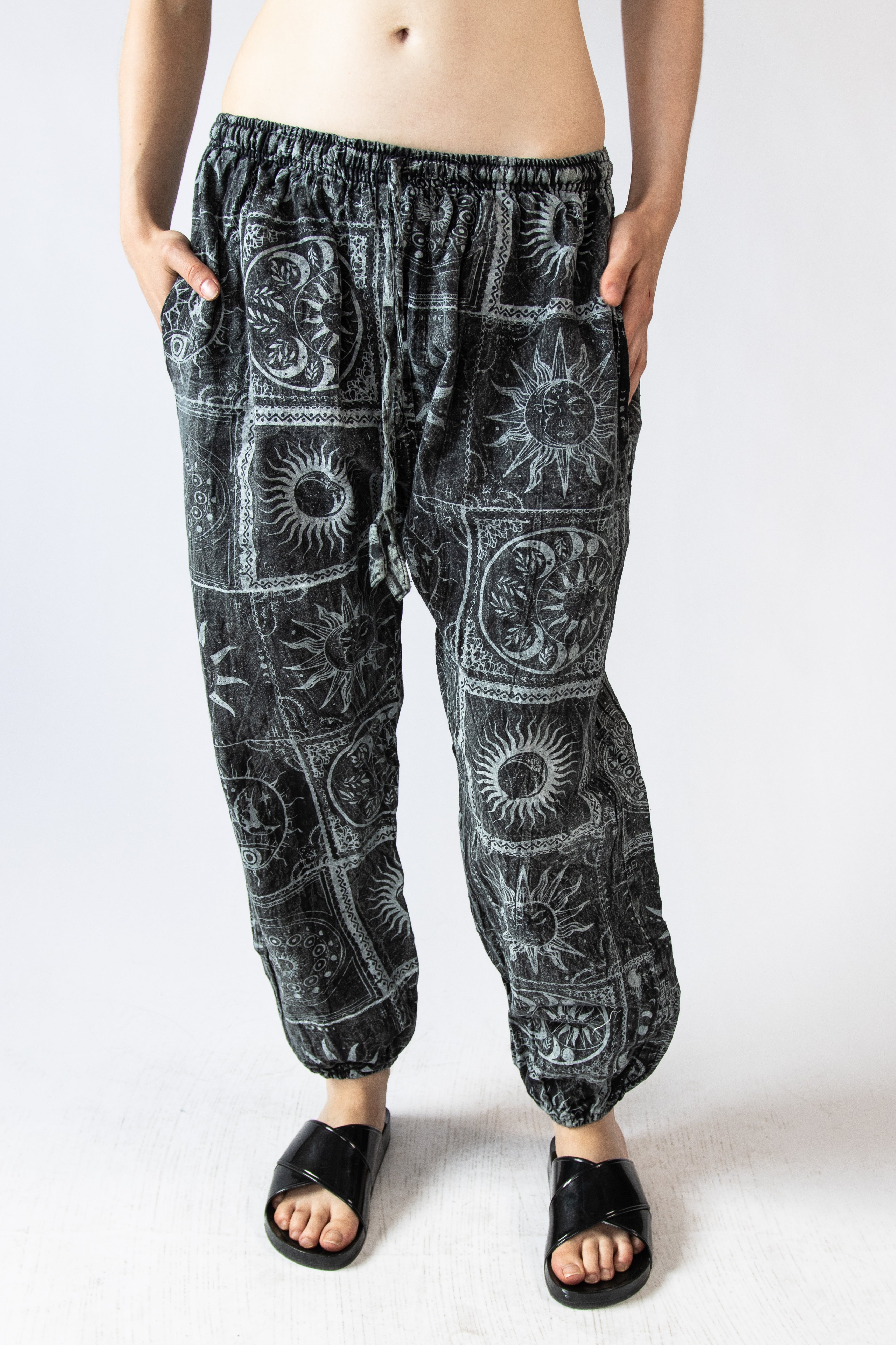 Celestial Print Jogger Pants