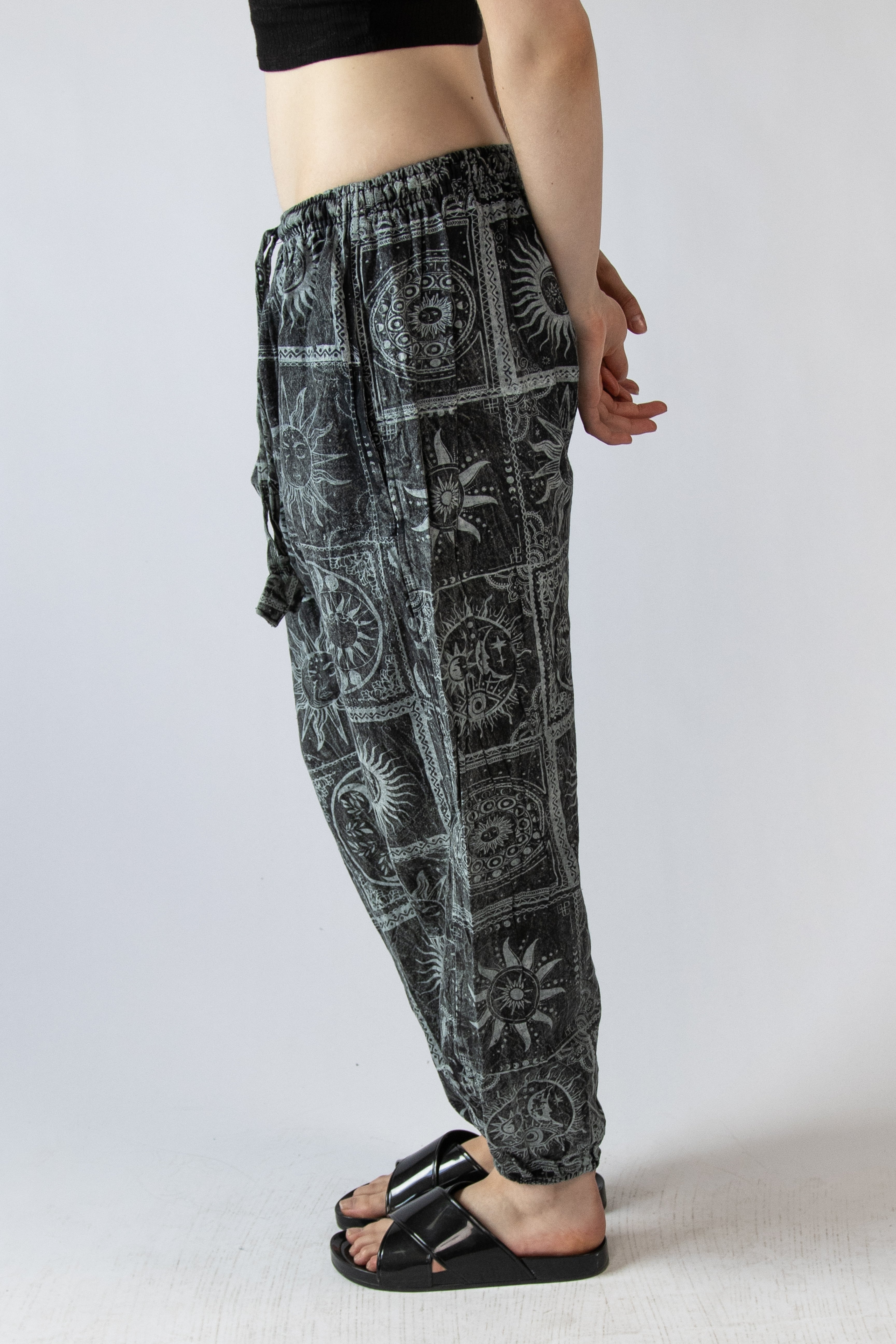Celestial Print Jogger Pants