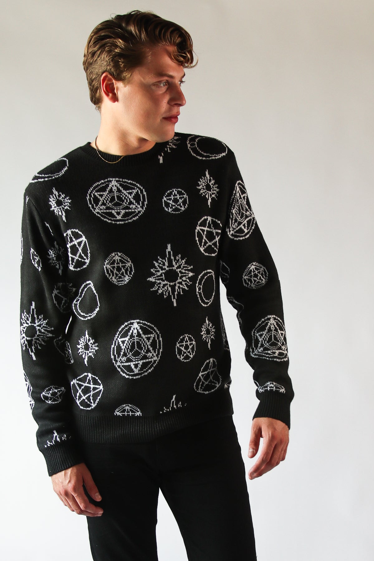 Mystical Symbols Sweater