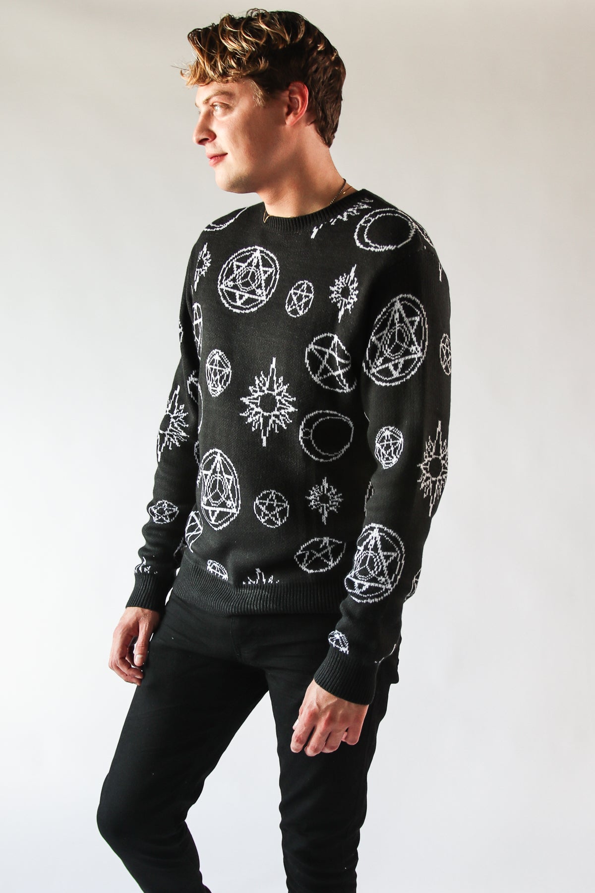 Mystical Symbols Sweater