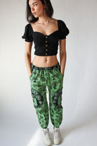 Celtic Symbols Patchwork Cargo Pants