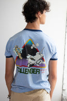 Vintage 1980's Challenger Space Shuttle Mission Ringer T-Shirt