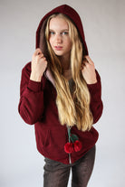 Cherry Charm Sherpa Lined Hoodie