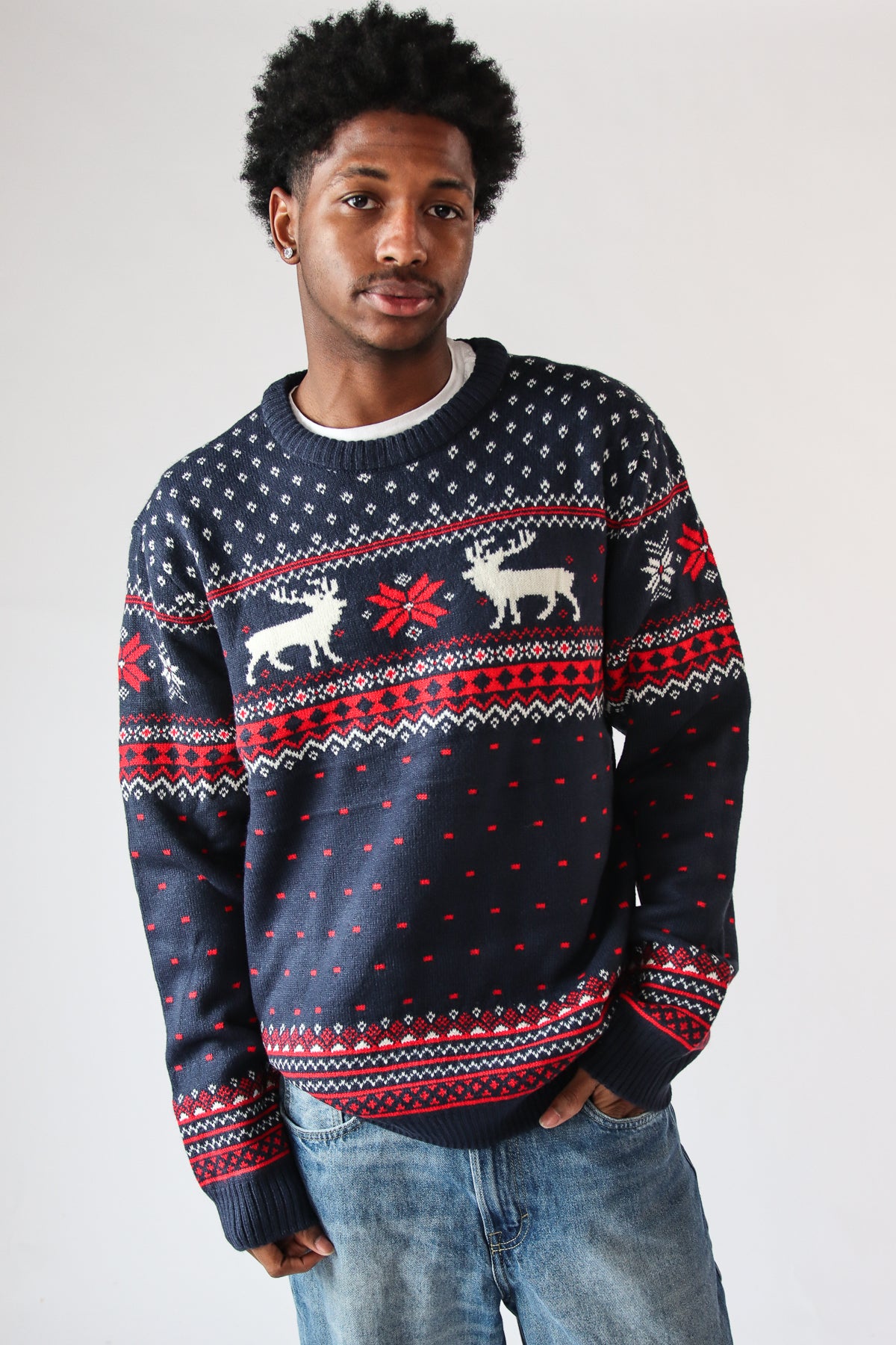 Christmas Moose Fair Isle Sweater – Ragstock