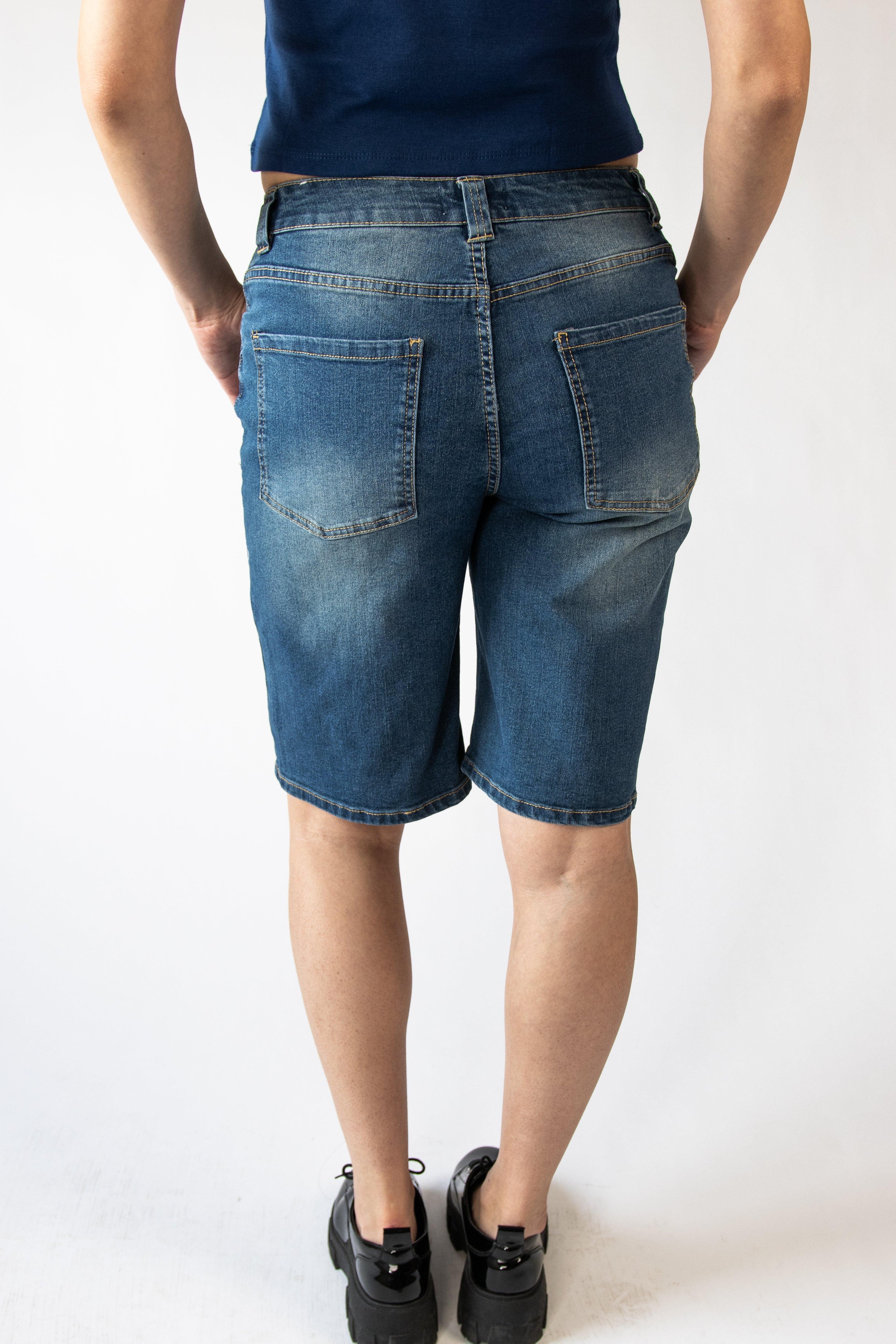 Stretch Denim Jorts