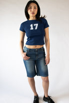 Stretch Denim Jorts