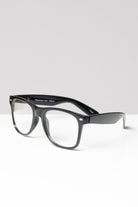 Square Neon Clear Glasses