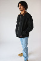 Corduroy Collar Canvas Jacket