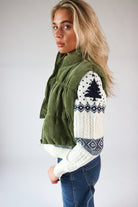 Corduroy Puffer Vest