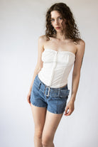 Hook & Eye Strapless Bustier