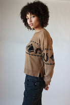 Cowboy Western Motif Sweater