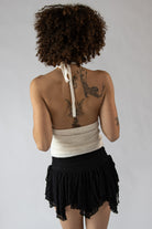 Crochet Flower Halter Top