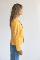 Vintage Ann Taylor Double Zip Leather Jacket