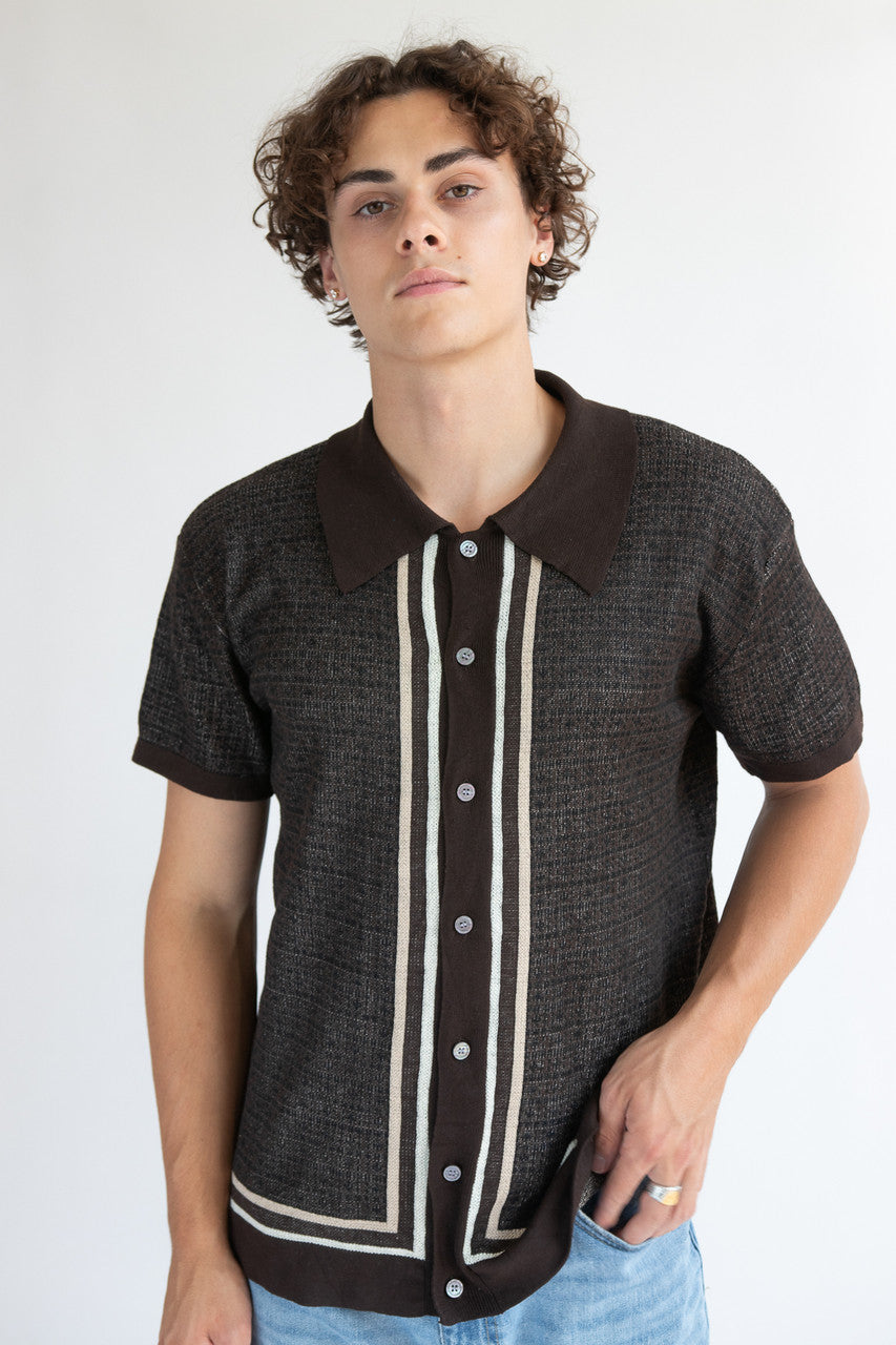 Over Kleshas Short Sleeve Button Up Shirt (2000s)