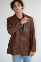 Vintage Scully Brown Leather Jacket (1980s)