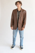 Vintage Scully Brown Leather Jacket (1980s)